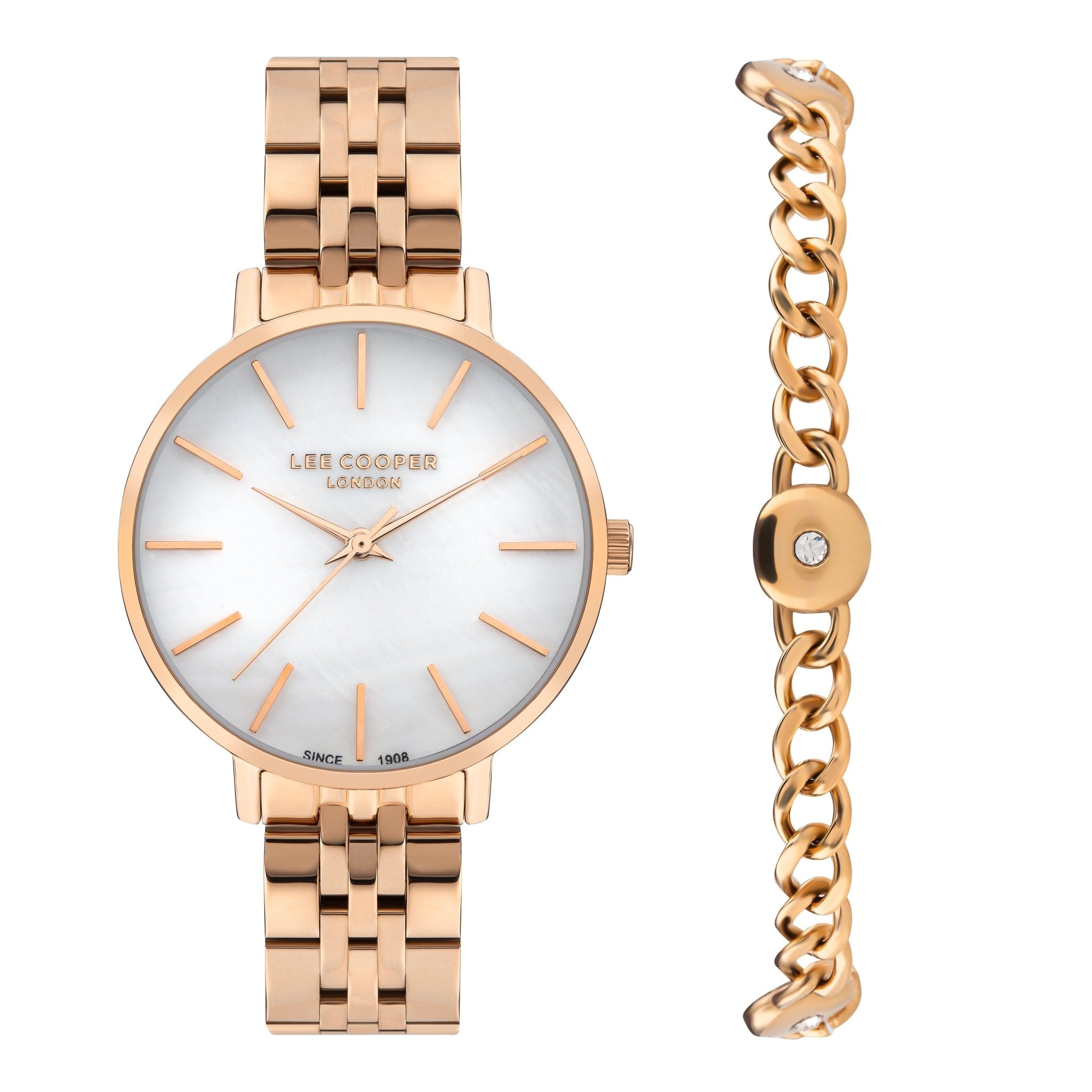 Lee Cooper LC07857.420 Women's Super Metal Rose Gold Watch - Zamana.pk Main image