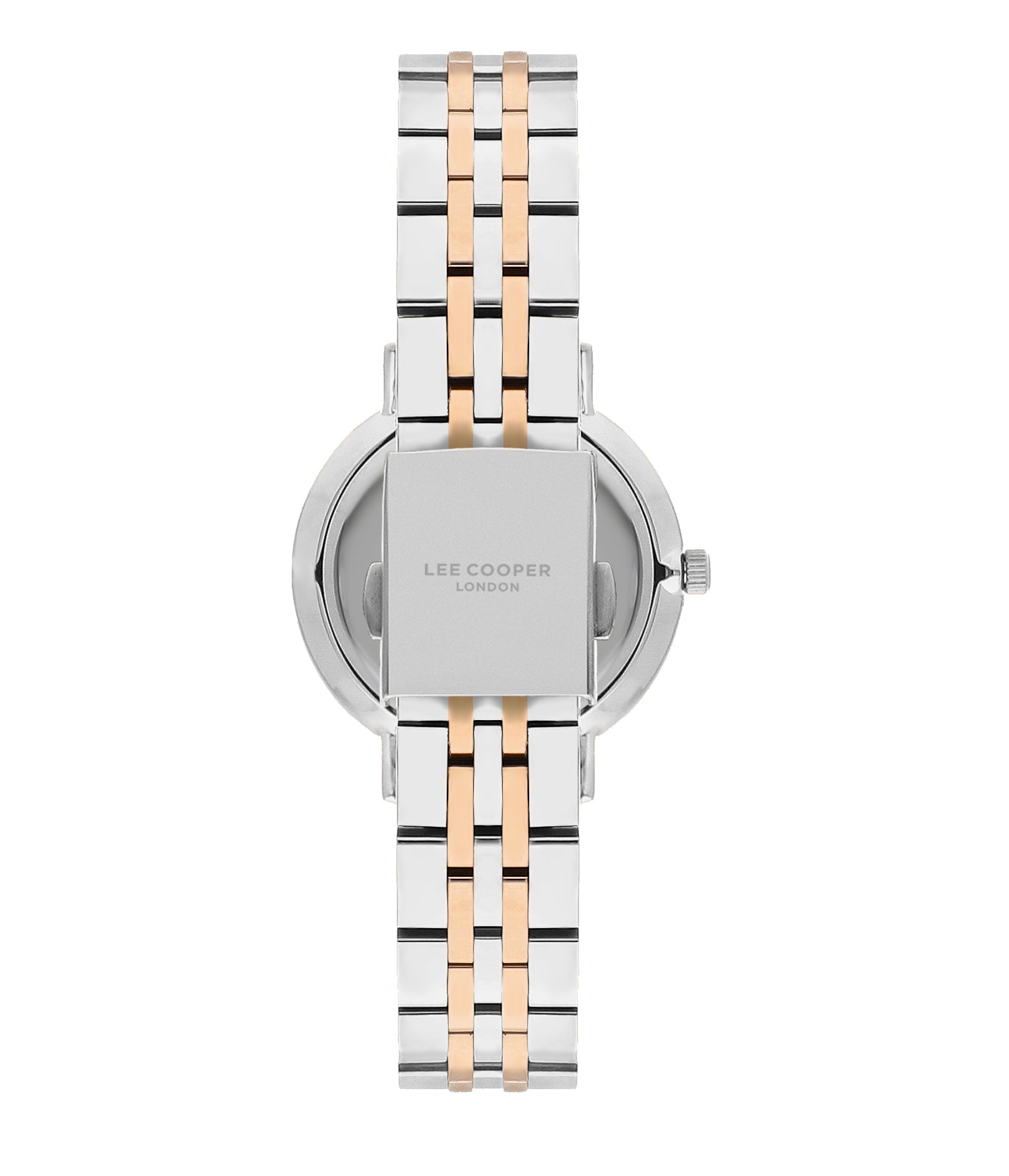 Lee Cooper LC07857.530 Women's Super Metal Silver/Rose Gold Watch - Zamana.pk