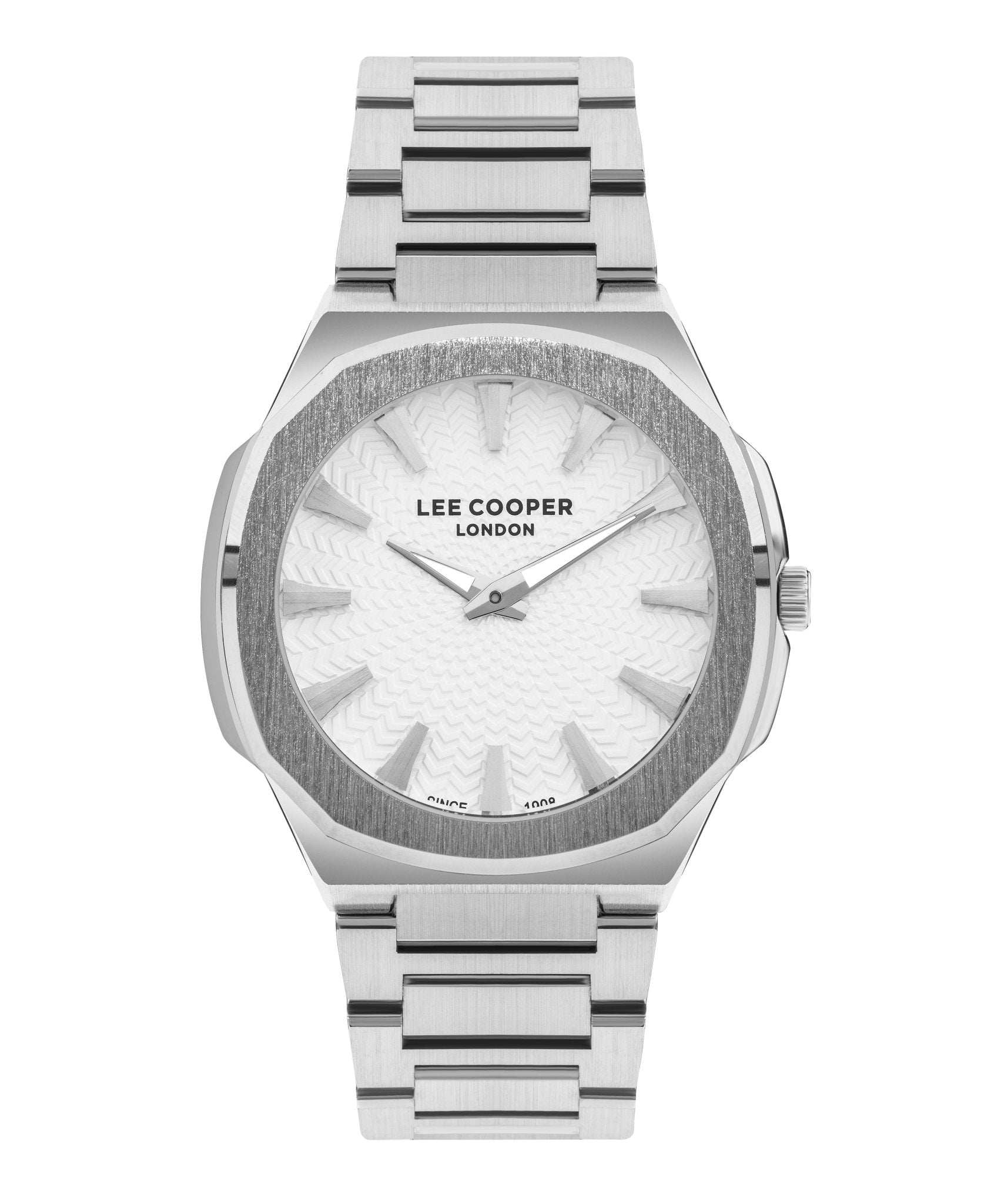 Lee Cooper LC07861.330 Gent Super Metal Silver Watch - Zamana.pk Main image