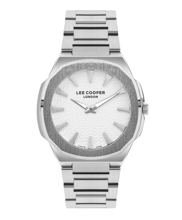Lee Cooper LC07861.330 Gent Super Metal Silver Watch - Zamana.pk