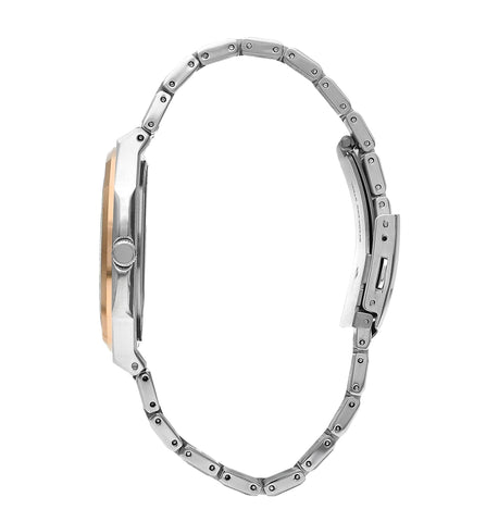 Lee Cooper LC07861.530 Gent Super Metal Silver/Rose Gold Watch - Zamana.pk
