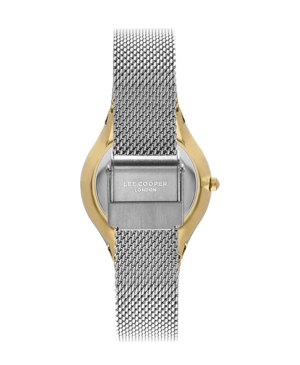 Lee Cooper LC07862.230 Women's Super Metal Gold Mesh Watch - Zamana.pk