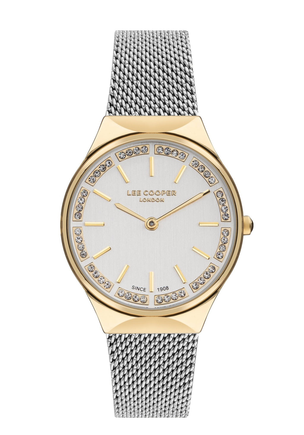 Lee Cooper LC07862.230 Women's Super Metal Gold Mesh Watch - Zamana.pk