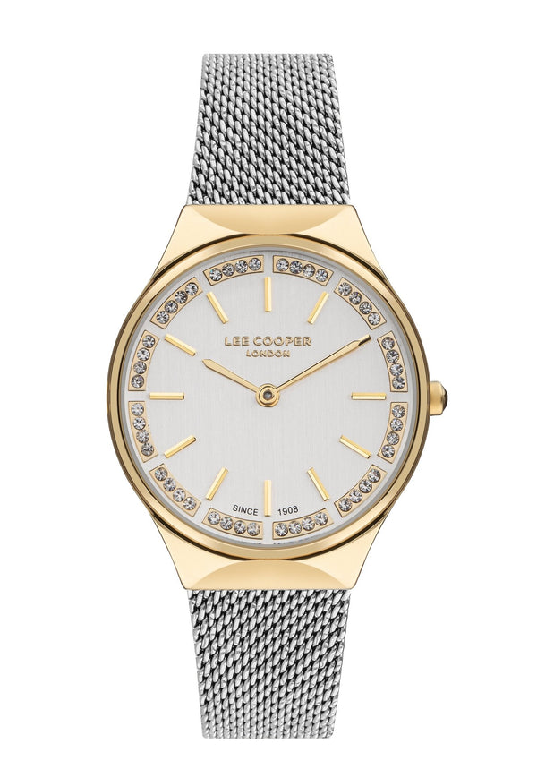 Lee Cooper LC07862.230 Women's Super Metal Gold Mesh Watch - Zamana.pk