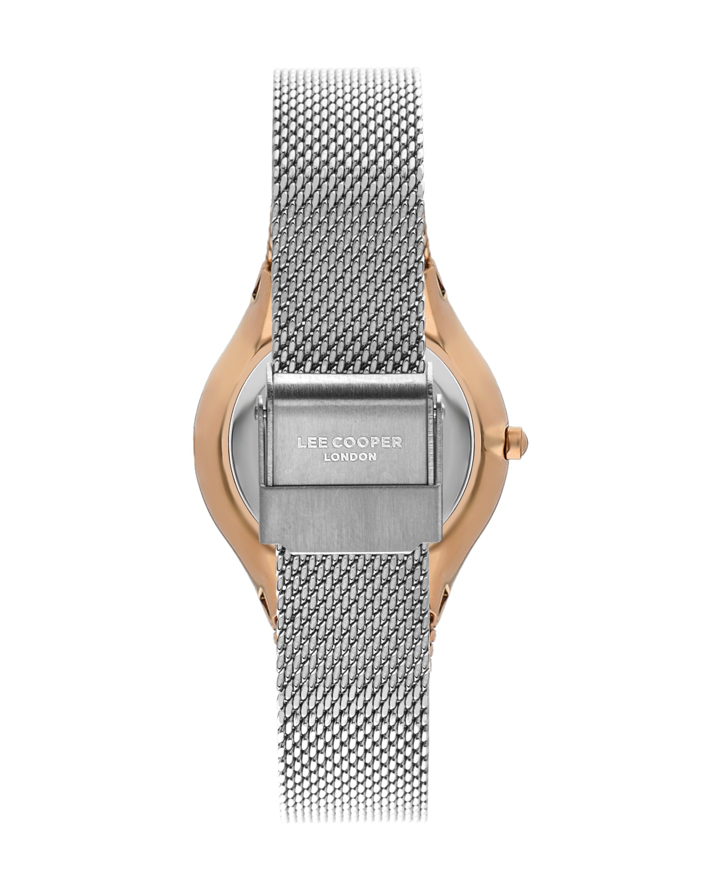 Lee Cooper LC07862.530 Women's Super Metal Rose Gold Mesh Watch - Zamana.pk