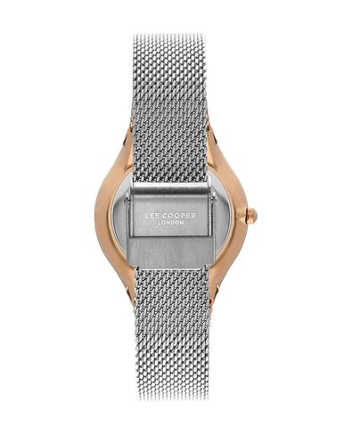 Lee Cooper LC07862.530 Women's Super Metal Rose Gold Mesh Watch - Zamana.pk