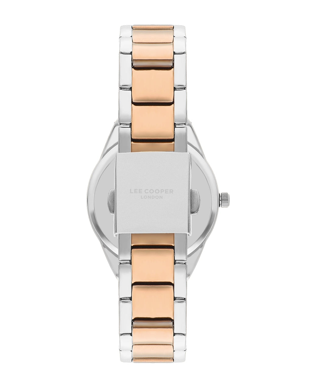 Lee Cooper LC07863.530 Women's Super Metal Silver/Rose Gold Multifunction Watch - Zamana.pk