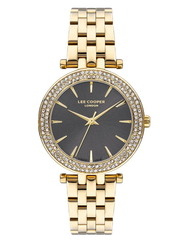 Lee Cooper LC07864.160 Women's Super Metal Gold Watch - Zamana.pk