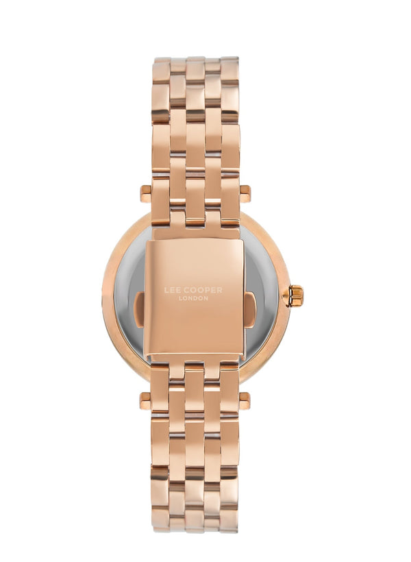 Lee Cooper LC07864.440 Women's Super Metal Rose Gold Watch - Zamana.pk