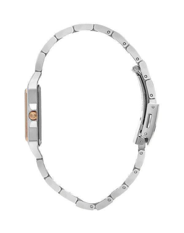 Lee Cooper LC07866.530 Women's Super Metal Silver/Rose Gold Watch - Zamana.pk