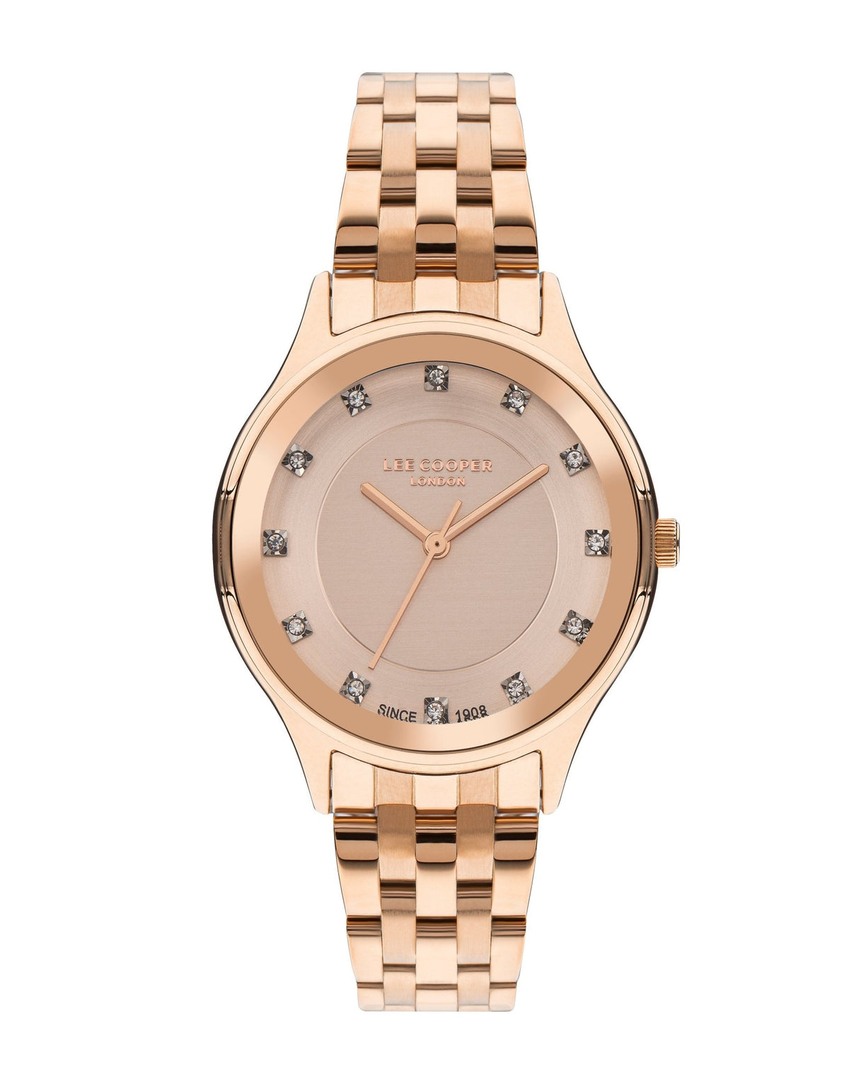 Lee Cooper LC07867.410 Women's Super Metal Rose Gold Watch - Zamana.pk
