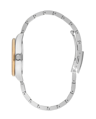 Lee Cooper LC07868.220 Women's Super Metal Silver/Gold Watch - Zamana.pk