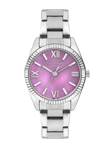 Lee Cooper LC07868.380 Women's Super Metal Silver Watch - Zamana.pk