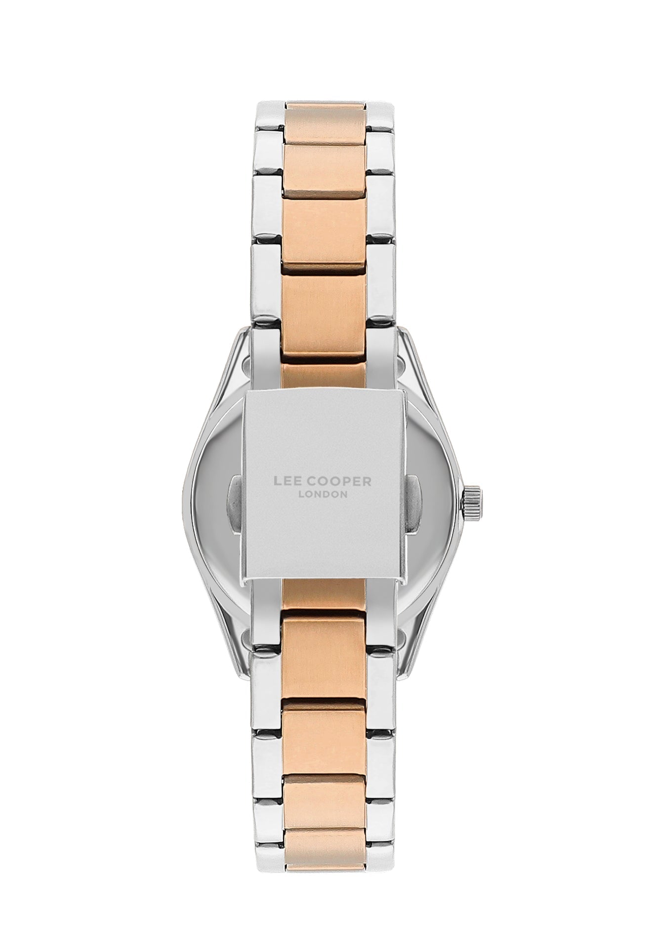 Lee Cooper LC07868.540 Women's Super Metal Silver/Rose Gold Watch - Zamana.pk