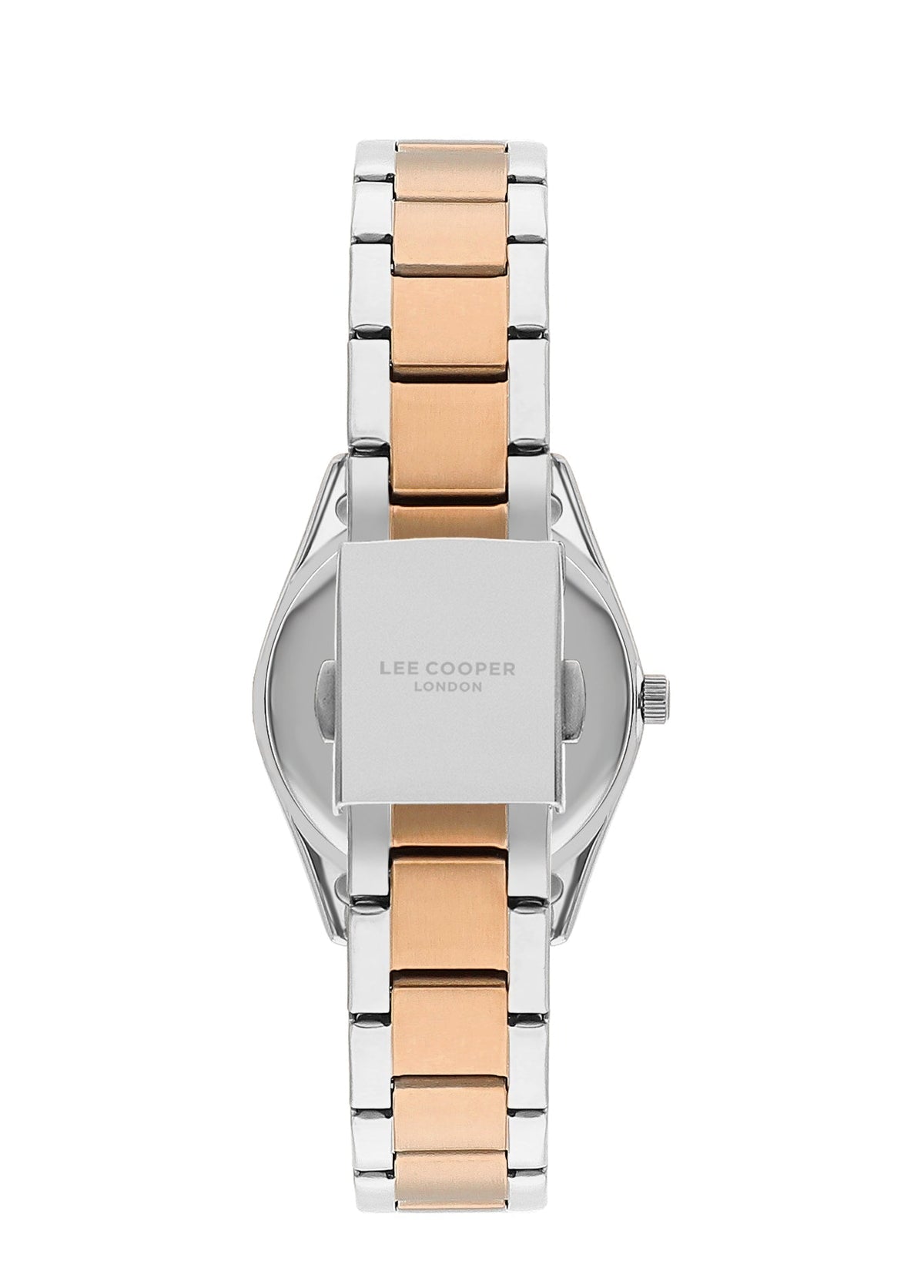 Lee Cooper LC07868.540 Women's Super Metal Silver/Rose Gold Watch - Zamana.pk