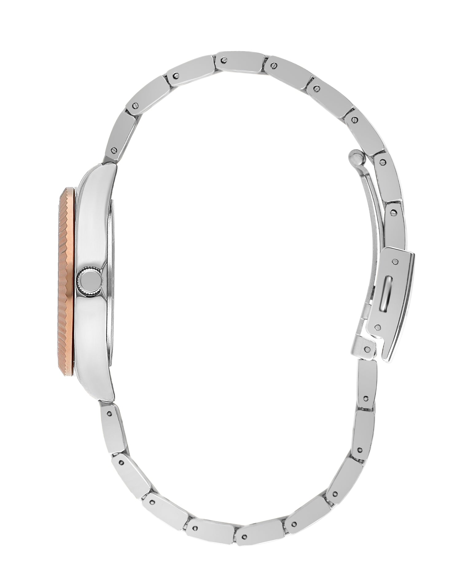 Lee Cooper LC07868.540 Women's Super Metal Silver/Rose Gold Watch - Zamana.pk