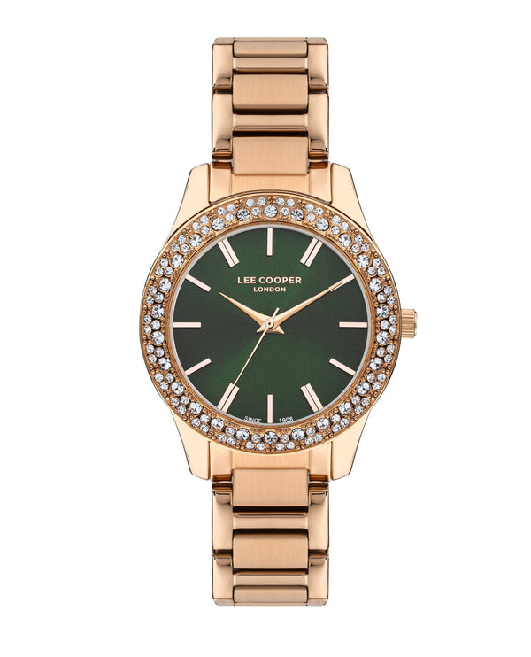 Lee Cooper LC07869.470 Women's Super Metal Rose Gold Watch - Zamana.pk