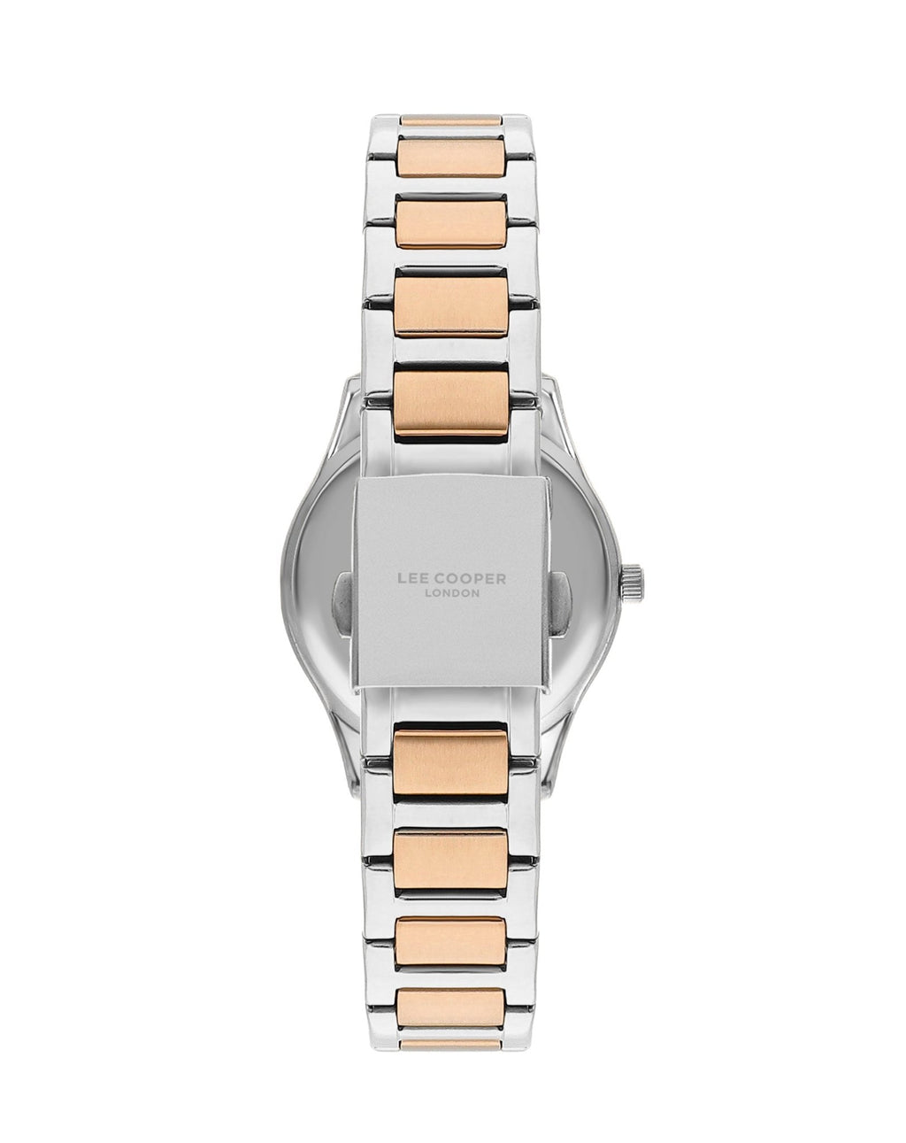 Lee Cooper LC07869.520 Women's Super Metal Silver/Rose Gold Watch - Zamana.pk