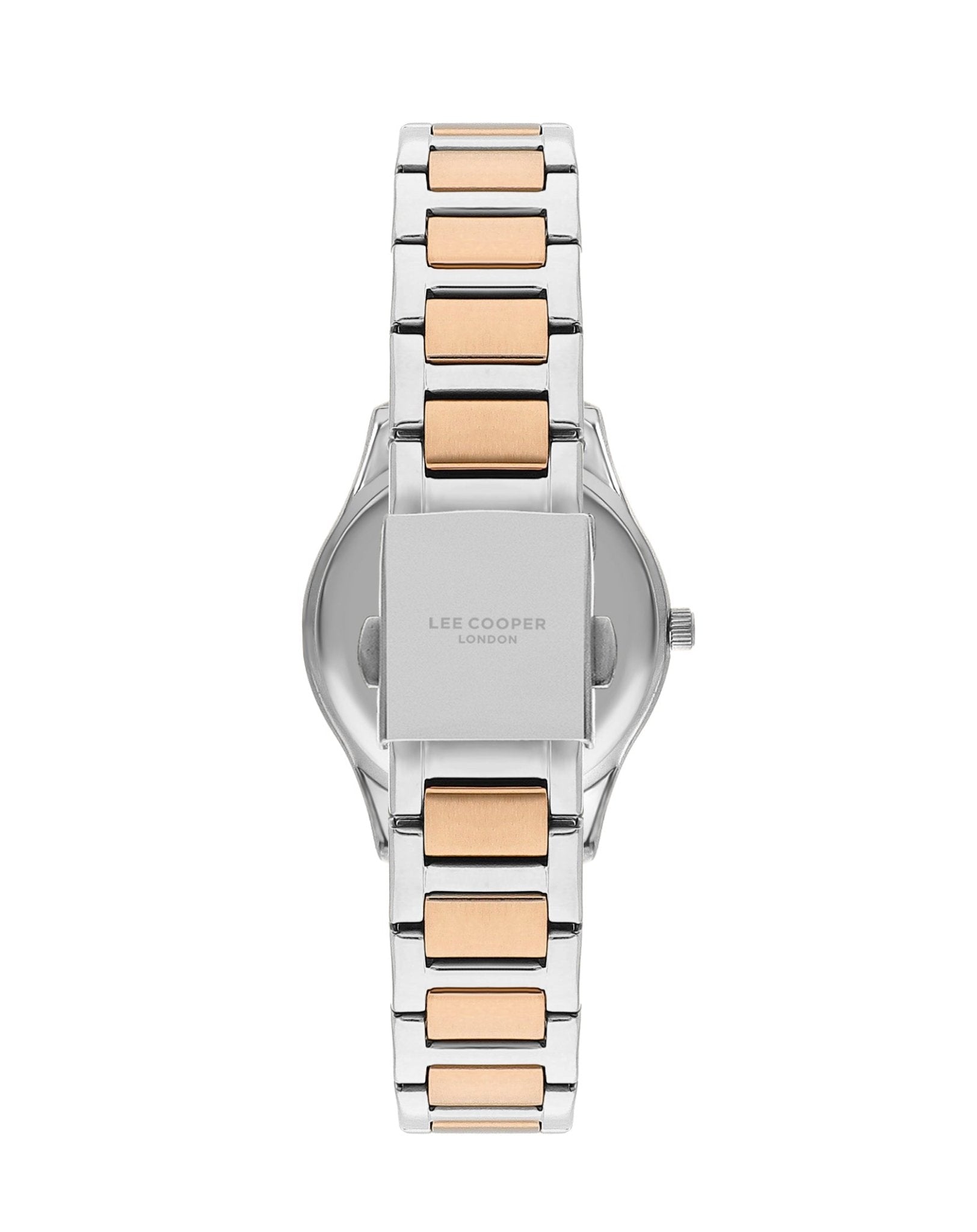 Lee Cooper LC07869.520 Women's Super Metal Silver/Rose Gold Watch - Zamana.pk