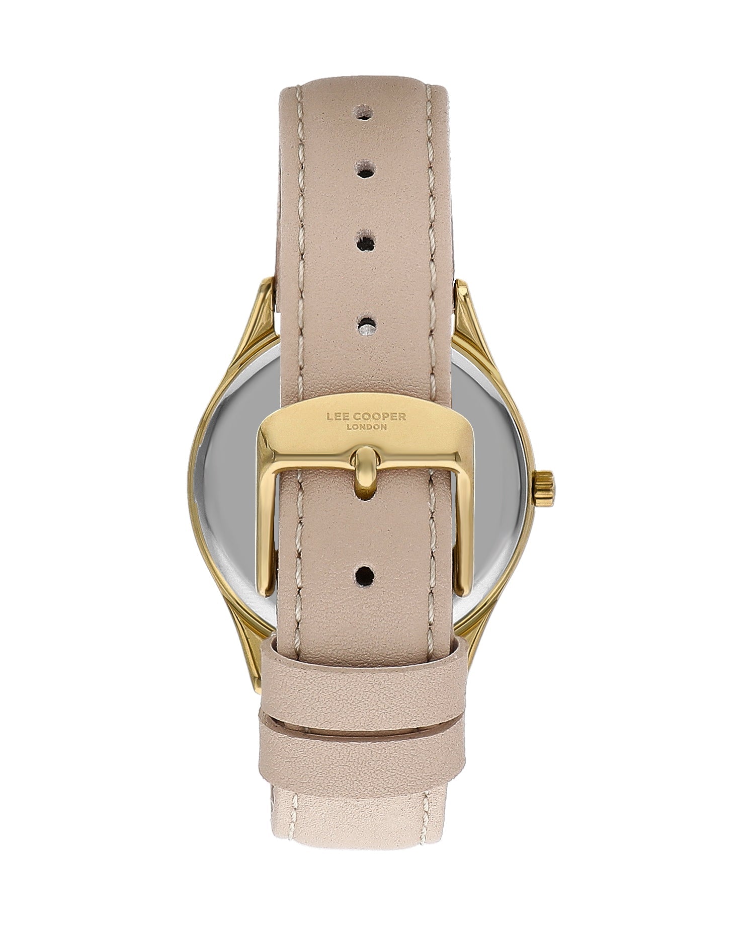 Lee Cooper LC07871.124 Women's Super Metal Gold Leather Watch - Zamana.pk
