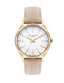 Lee Cooper LC07871.124 Women's Super Metal Gold Leather Watch - Zamana.pk