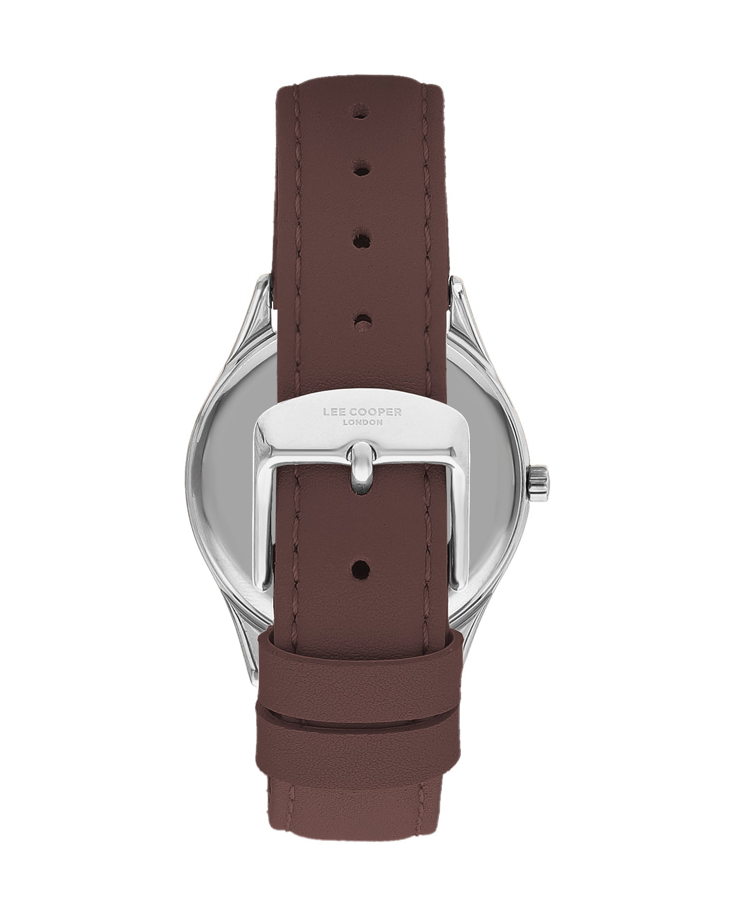 Lee Cooper LC07871.334 Women's Super Metal Silver Leather Watch - Zamana.pk