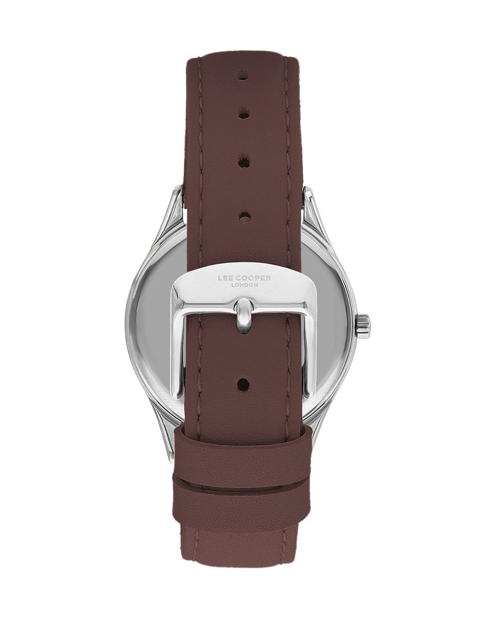 Lee Cooper LC07871.334 Women's Super Metal Silver Leather Watch - Zamana.pk