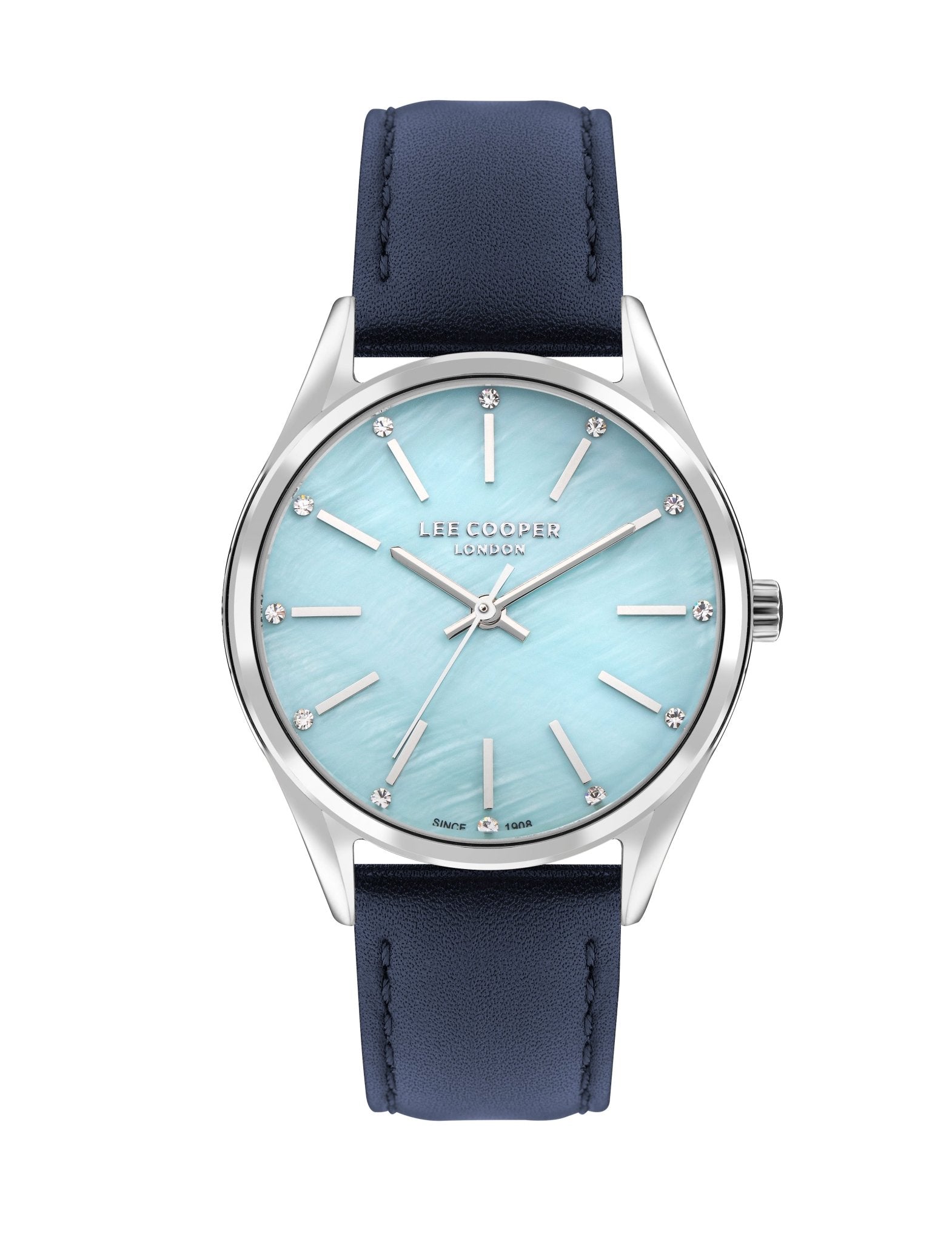 Lee Cooper LC07871.399 Women's Super Metal Silver Leather Watch - Zamana.pk Main image