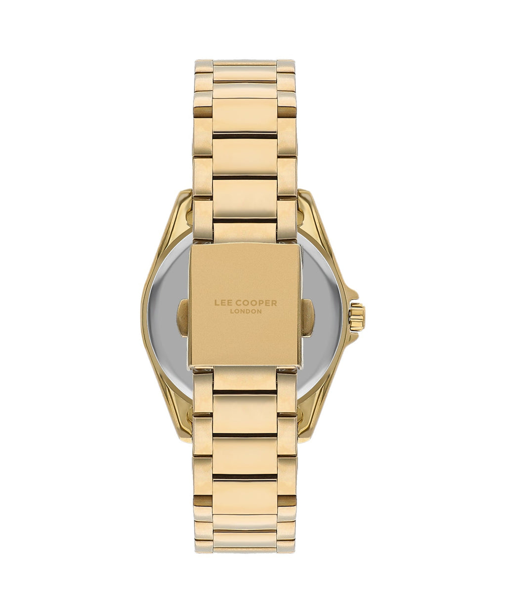 Lee Cooper LC07873.150 Women's Super Metal Gold Watch - Zamana.pk