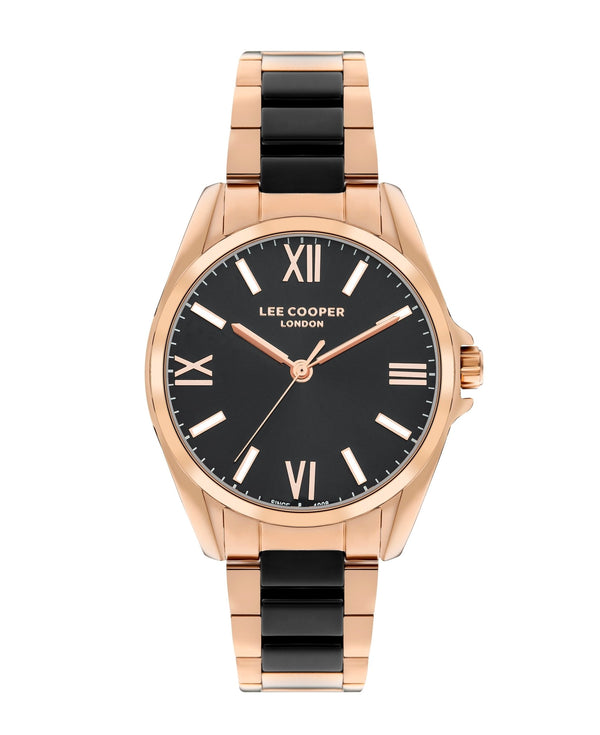 Lee Cooper LC07873.450 Women's Super Metal Rose Gold Watch - Zamana.pk