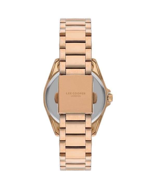 Lee Cooper LC07873.450 Women's Super Metal Rose Gold Watch - Zamana.pk