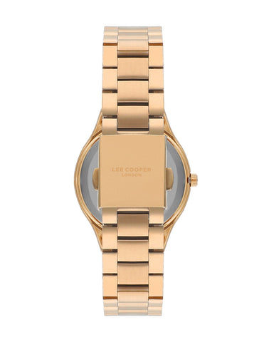 Lee Cooper LC07874.430 Women's Super Metal Rose Gold Watch - Zamana.pk