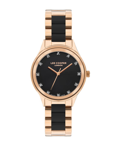 Lee Cooper LC07874.450 Women's Super Metal Rose Gold Watch - Zamana.pk