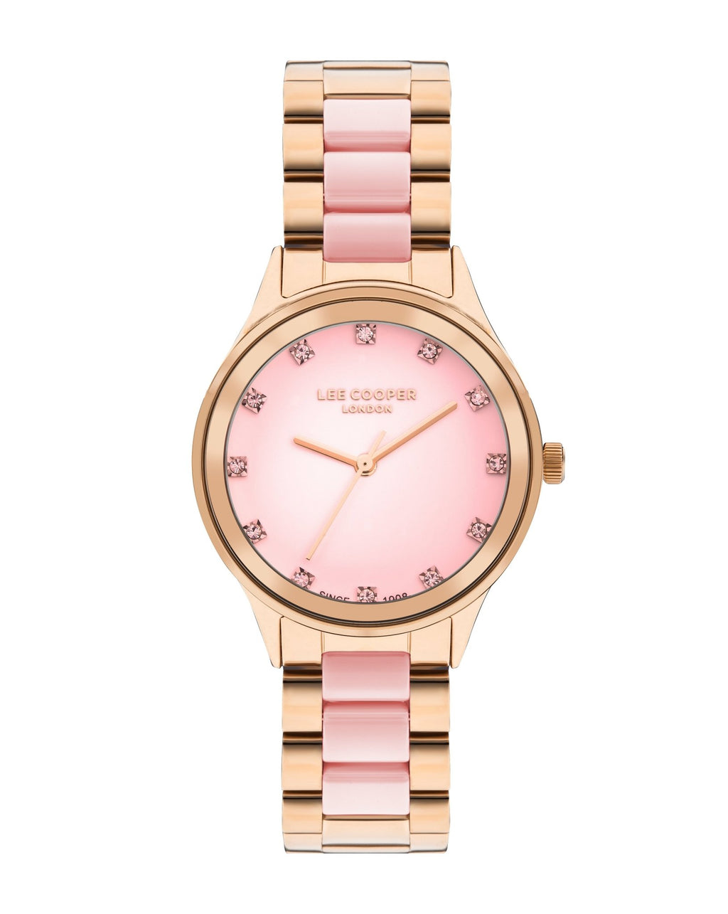 Lee Cooper LC07874.480 Women's Super Metal Rose Gold Watch - Zamana.pk