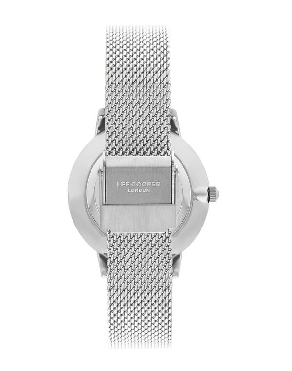 Lee Cooper LC07875.390 Women's Super Metal Silver Mesh Watch - Zamana.pk