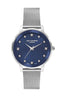 Lee Cooper LC07875.390 Women's Super Metal Silver Mesh Watch - Zamana.pk