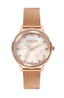Lee Cooper LC07875.410 Women's Super Metal Rose Gold Mesh Watch - Zamana.pk