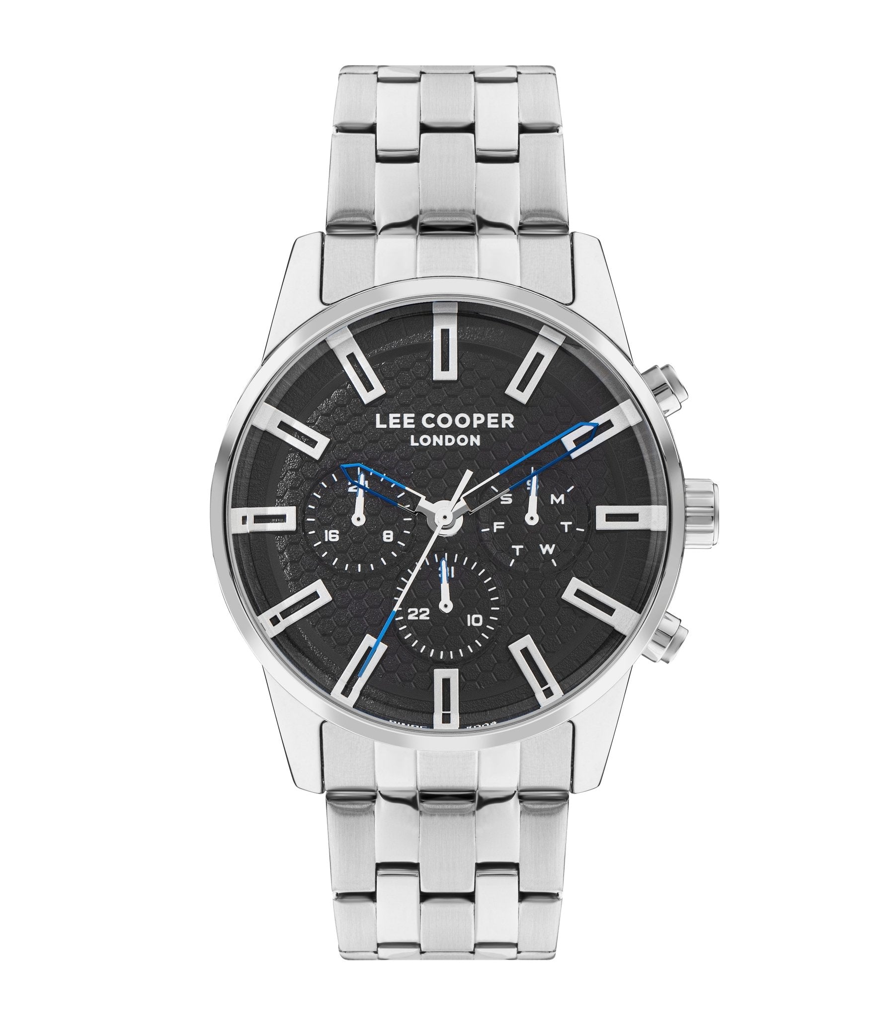 Lee Cooper LC07879.350 Men's Super Metal Silver Multifunction Watch - Zamana.pk