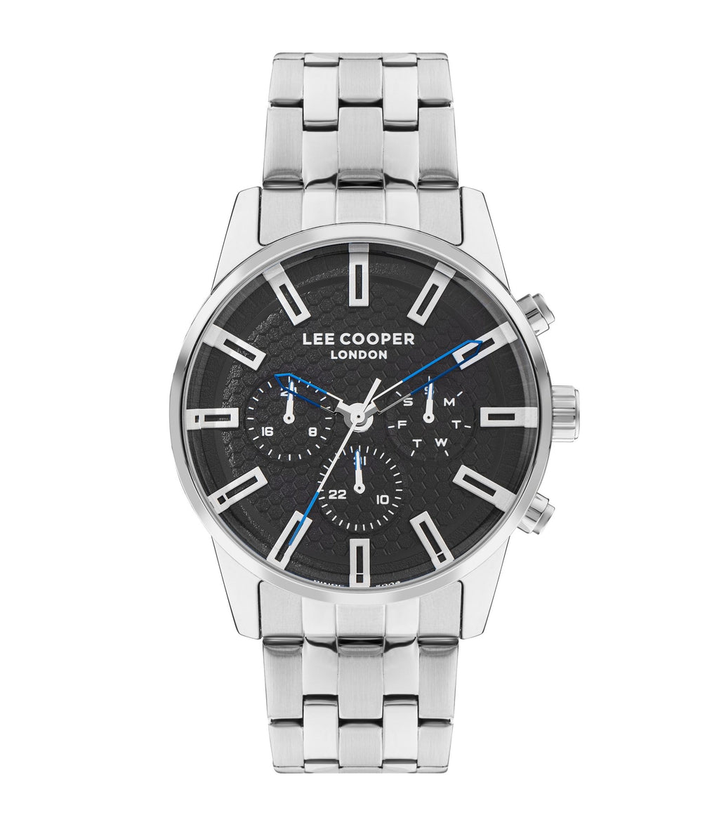 Lee Cooper LC07879.350 Men's Super Metal Silver Multifunction Watch - Zamana.pk