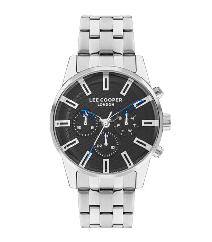 Lee Cooper LC07879.350 Men's Super Metal Silver Multifunction Watch - Zamana.pk