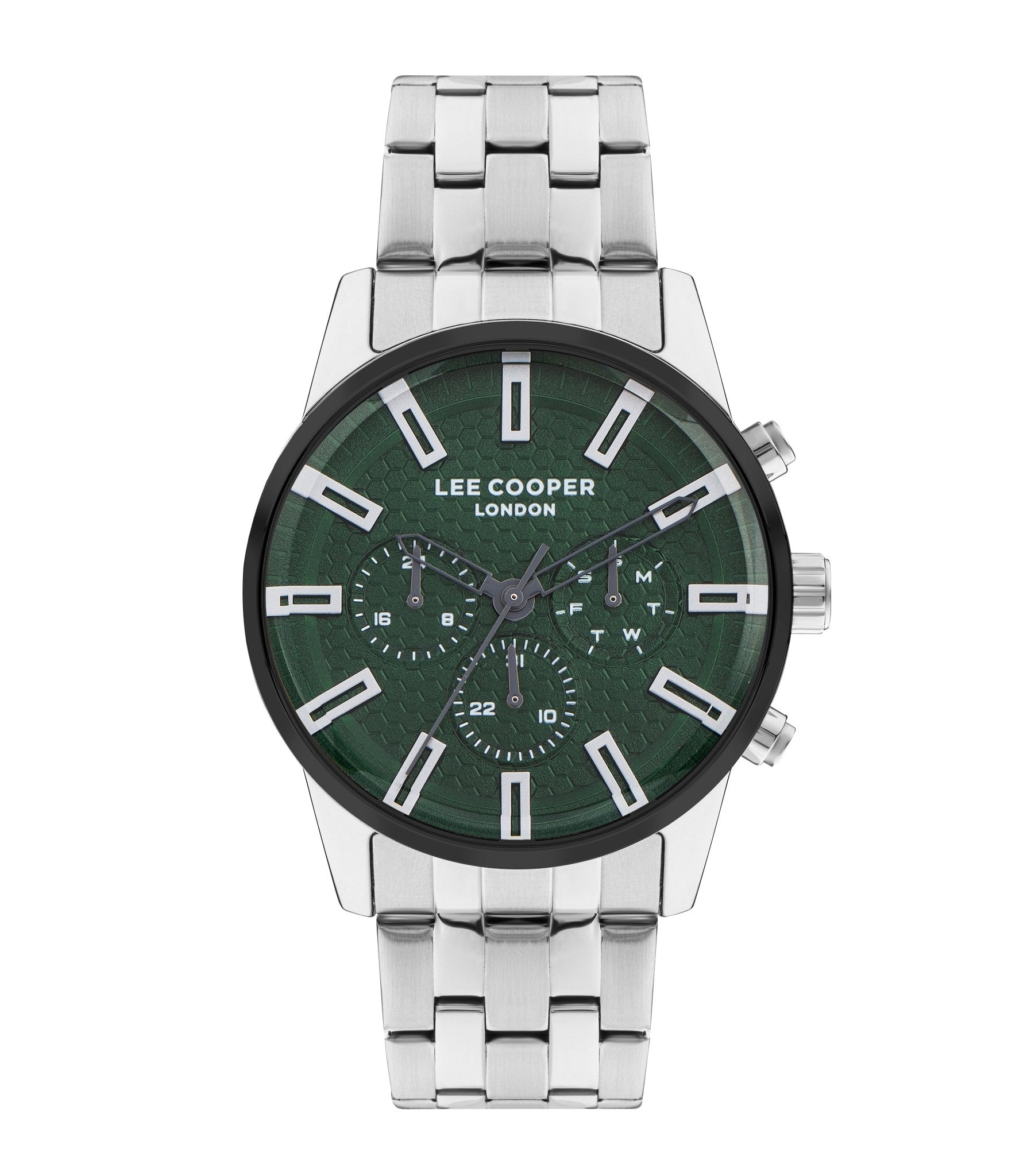 Lee Cooper LC07879.370 Men's Super Metal Silver Multifunction Watch - Zamana.pk