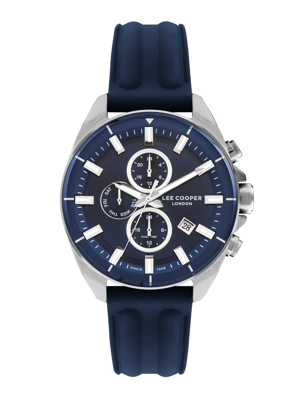 Lee Cooper LC07881.399 Men's Super Metal Silver Multifunction Watch - Zamana.pk
