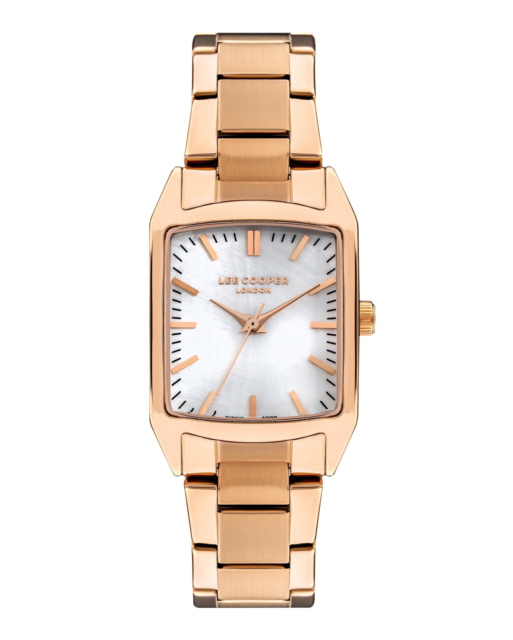 Lee Cooper LC07924.420 Quartz Women Super Metal Case Metal Band Silver Dail Watch - Zamana.pk Main image