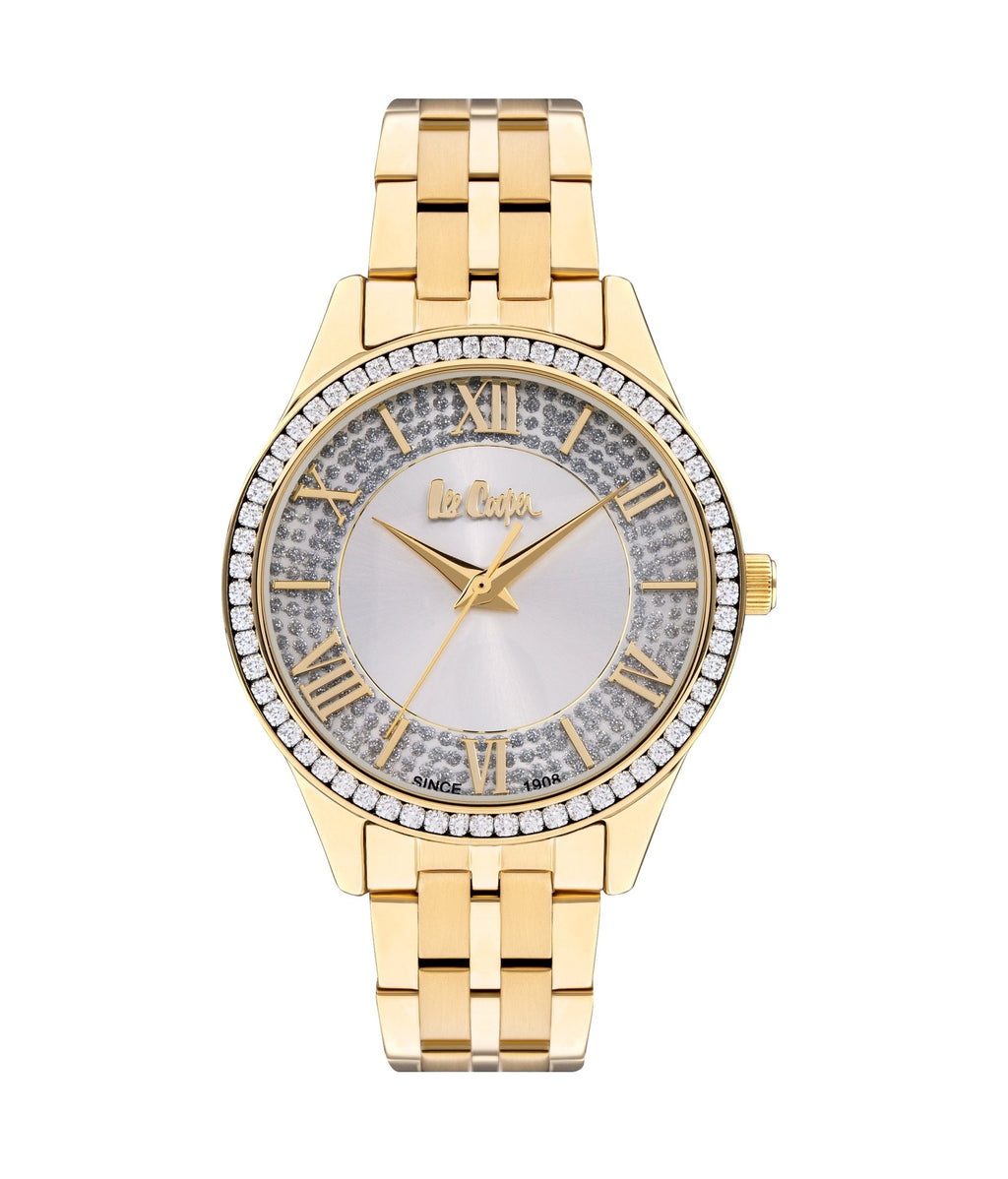 Lee Cooper LC07928.130 Quartz Women Super Metal Case Metal Band Silver Dail Watch - Zamana.pk