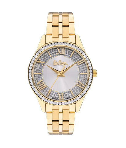 Lee Cooper LC07928.130 Quartz Women Super Metal Case Metal Band Silver Dail Watch - Zamana.pk