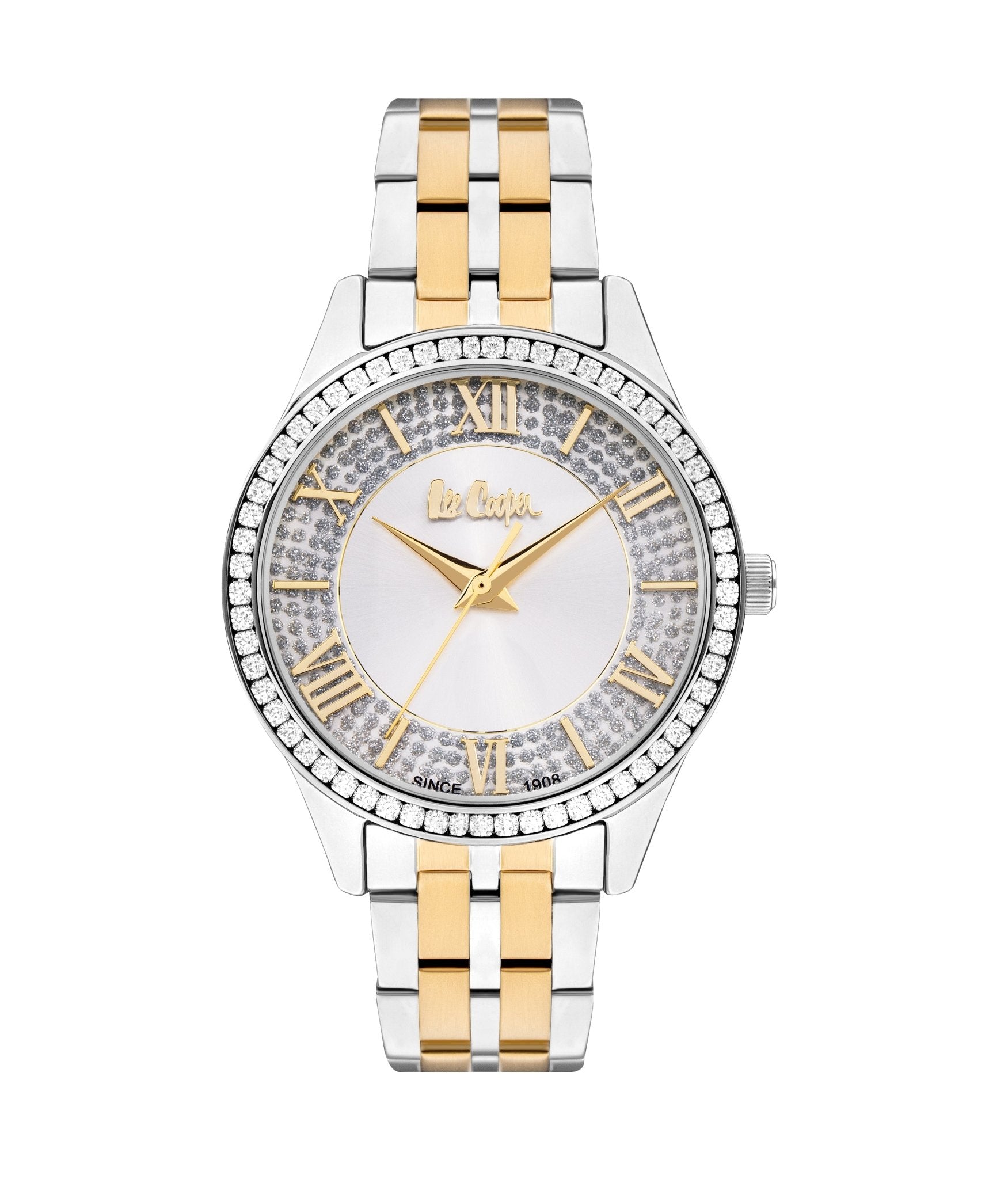 Lee Cooper LC07928.310 Quartz Women Super Metal Case Metal Band Silver Dail Watch - Zamana.pk Main image