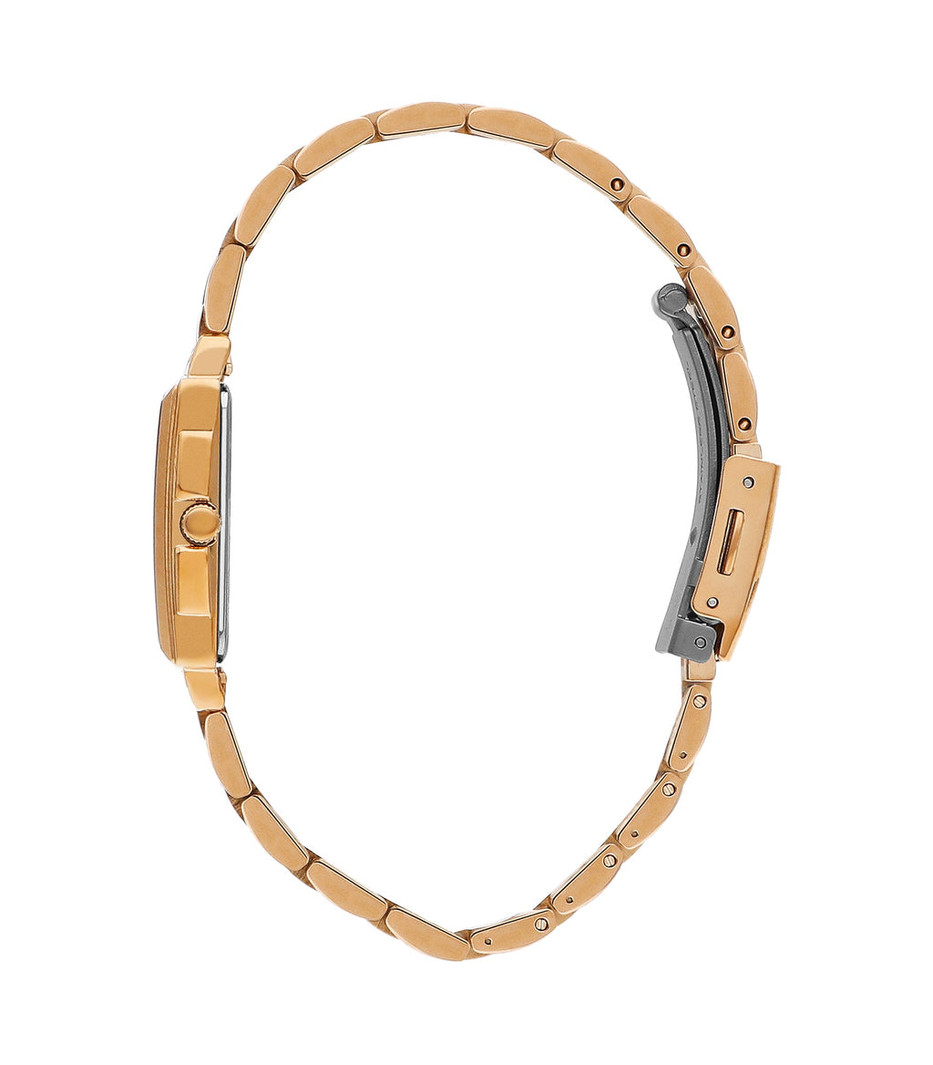 Lee Cooper LC07940.440 Quartz Women Super Metal Case Metal Band Dark Brown Dail Watch - Zamana.pk