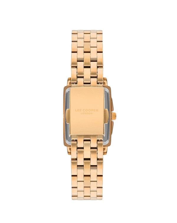 Lee Cooper LC07940.440 Quartz Women Super Metal Case Metal Band Dark Brown Dail Watch - Zamana.pk