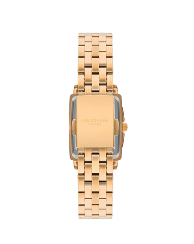 Lee Cooper LC07940.440 Quartz Women Super Metal Case Metal Band Dark Brown Dail Watch - Zamana.pk