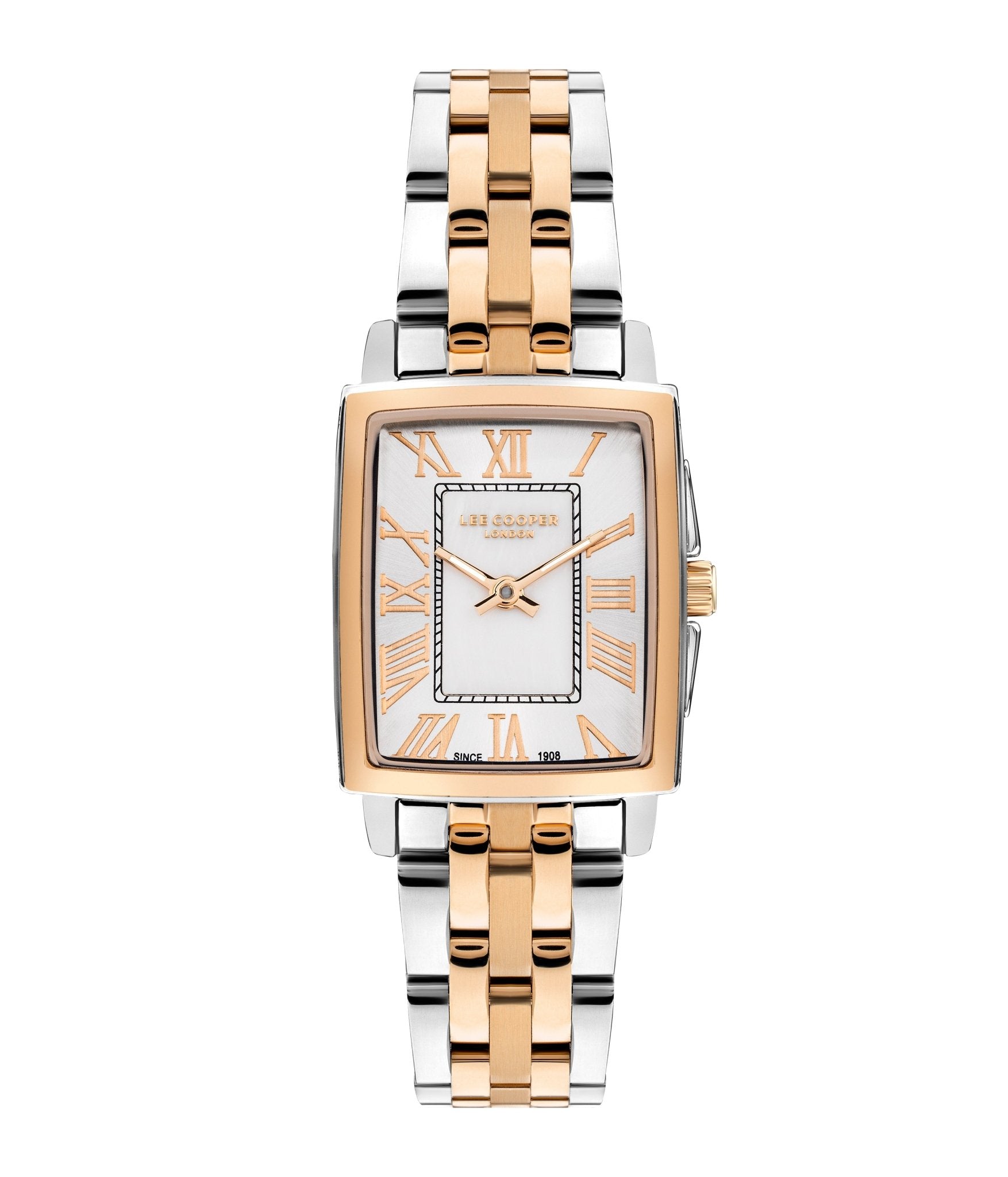 Lee Cooper LC07940.530 Quartz Women Super Metal Case Metal Band Silver Dail Watch - Zamana.pk Main image